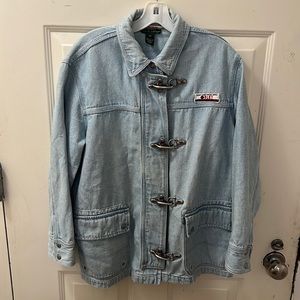 Jean jacket ralph lauren vintage ralph lauren marine denim coat